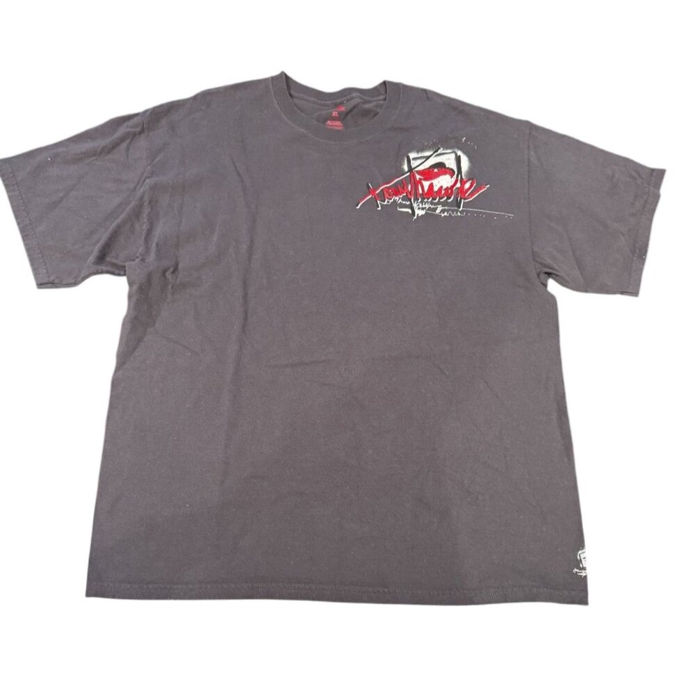 Y2K Tony Hawk T-Shirt Mens XL Grey‎ Grunge Goth Cyber Skate Emo Affliction |G1
